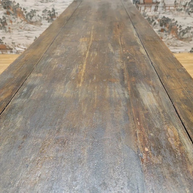 Brown Antique Shanxi Province Elm Table For Sale - Image 8 of 9