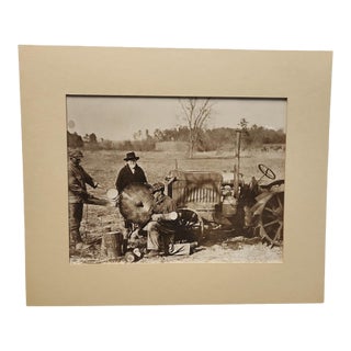 Early 20th Century RPPC McCormick Deering Tractor and Farmers For Sale