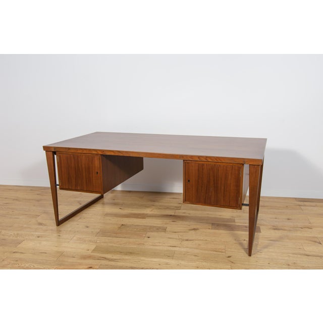 Model 70 Desk in Teak by Kai Kristiansen for Feldballes Møbelfabrik, Denmark, 1960s For Sale - Image 6 of 18