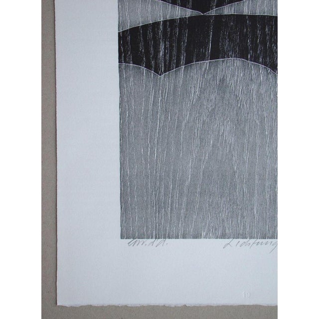 Franz Eggenschwiler, Lichtung II, 1992, Original Woodcut For Sale - Image 5 of 15