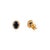 Classic 14k Yellow Gold Stud Earrings With 1.34Ct Blue Sapphire & Diamond Halo- A Pair For Sale In New York - Image 6 of 12