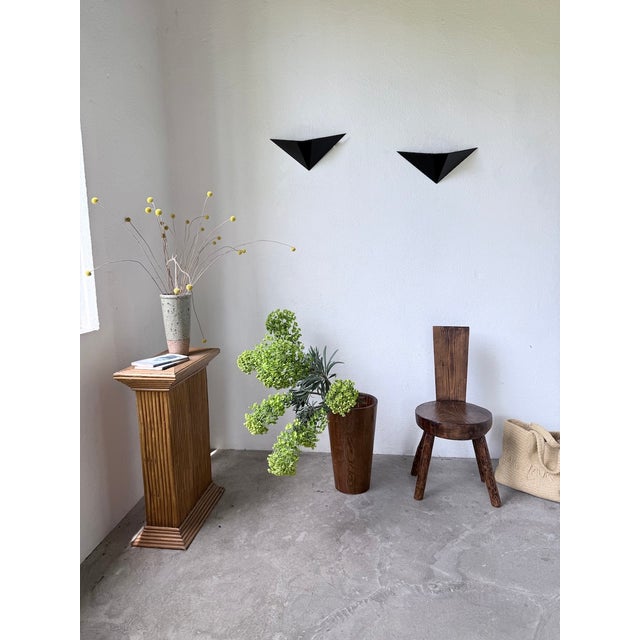 Black Postmodern Wall Sconces, 1980s, Set of 2 For Sale - Image 8 of 18
