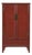 Catalpa Wood Square Corner Armoire For Sale