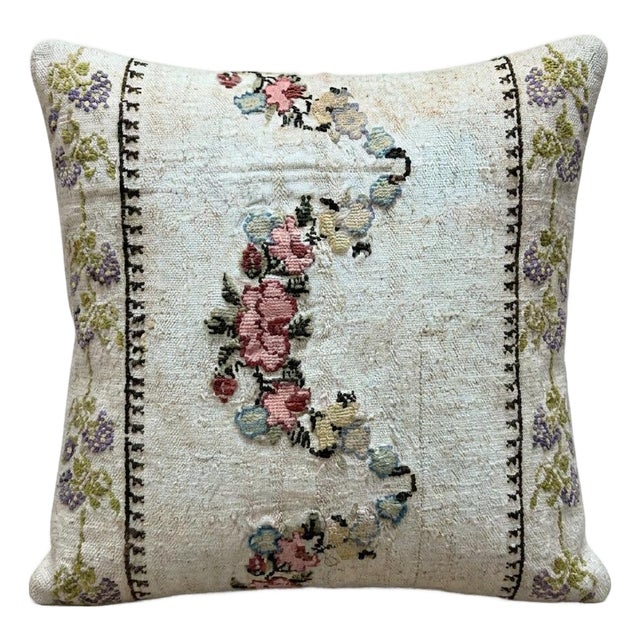 Modern Kilim Pillow Cover 20'' X 20'' For Sale