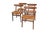 Model 60 Chairs in Teak and Leather by Henning Kjærnulf for Bruno Hansen, 1950s, Set of 4 For Sale - Image 14 of 18