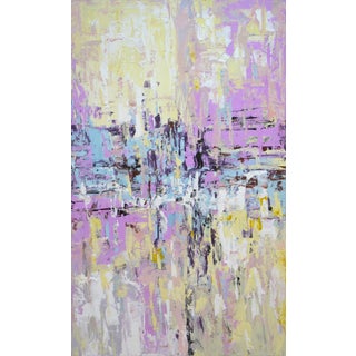 Warm Evening in Toronto.Modern Original Painting. Artist Iryna Kastsova For Sale