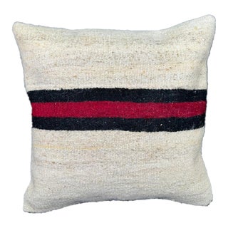 Turkish Hemp Pillow Cushion Natural Beige Black Cushion Cover 20x20 For Sale