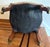 Vintage Tapestry Footstool Ottoman With Cabriole Legs & Brass Casters For Sale - Image 4 of 9