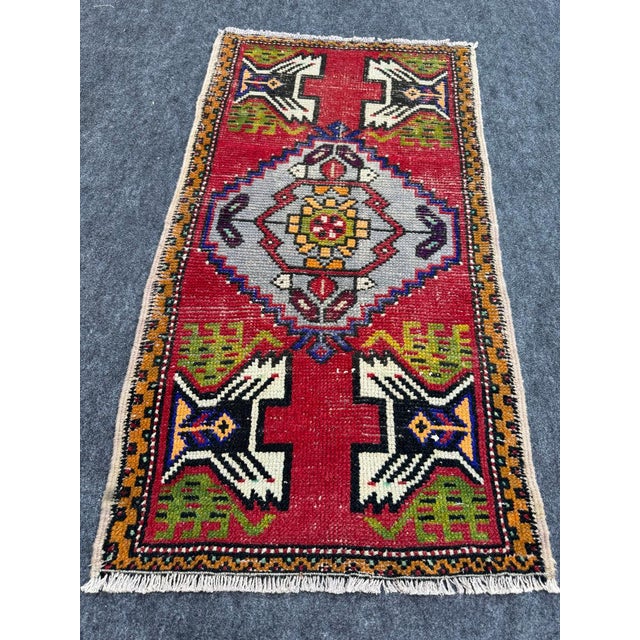 Turkish Yastik Rug 1'9" x 3'4" #24231 Explore a curated collection of hallway runners, wool rugs, and handmade...