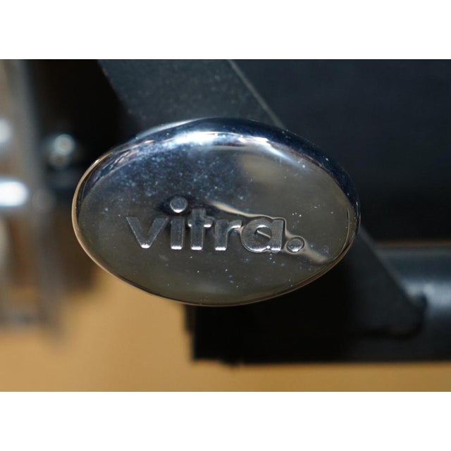 Ea 217 / 219 Soft Pad Leather Captains Swivel Office Chair from Vitra For Sale - Image 11 of 18
