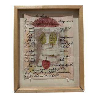 Alicia Bailey & Melinda Lag “Tree” Signed Mixed Media Print 2008 Framed For Sale