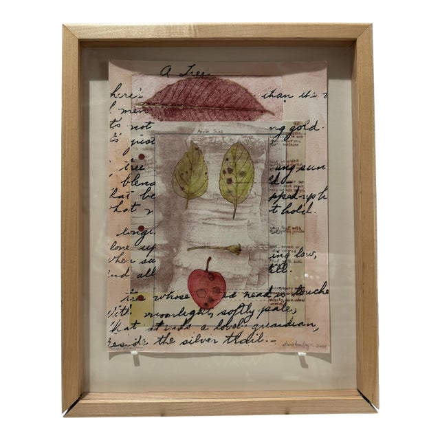 Alicia Bailey & Melinda Lag “Tree” Signed Mixed Media Print 2008 Framed For Sale