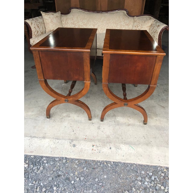 Ethan Allen Connolly Nightstands A Pair Chairish