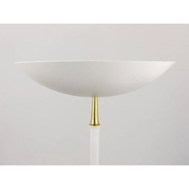 Silver Mid-Century Italian Uplight Floor Lamp in Arteluce Style, 1950s For Sale - Image 8 of 11