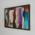"Profiles" by Walter E Cohen Jr (1912-2004) Abstract Expressionist Figural Framed Original Painting For Sale - Image 9 of 10