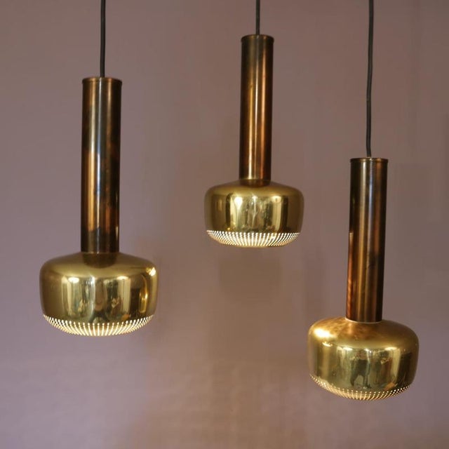 Vl56″ Lamp in Brass by Vilhelm Lauritzen for Louis Poulsen, Denmark, 1950s For Sale - Image 8 of 18