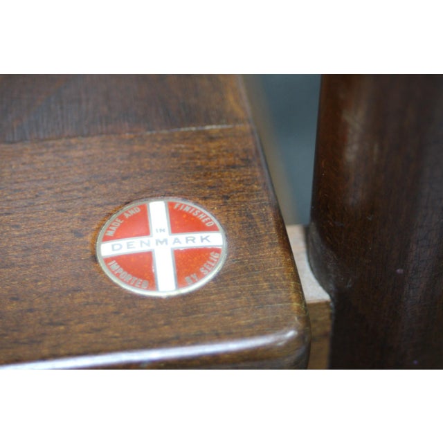 Mid-Century Modern 1950s Cane Back Lounge Chair by Ib Koford Larsen for Selig For Sale - Image 3 of 12