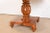 Baker Furniture Italian Empire Carved Mahogany Pedestal Center Table or Breakfast Table, Newly Refinished For Sale - Image 9 of 12