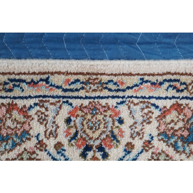 Tan Karastan 100% Wool Floral Palmette Animal 738 Area Rug Runner Mat 2.5' X 12' For Sale - Image 8 of 17