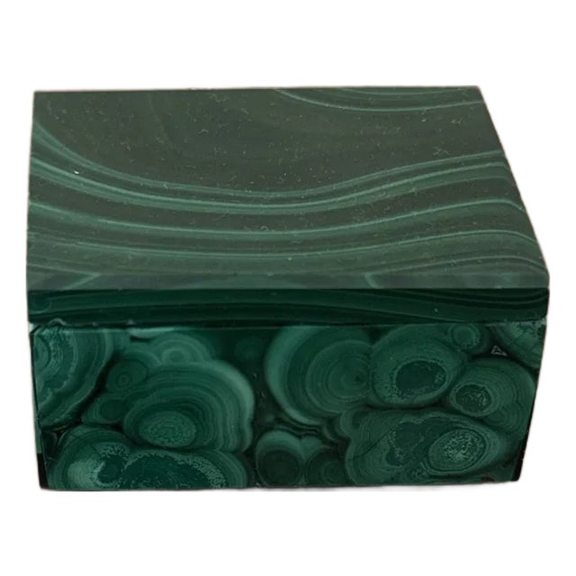Vintage Malachite Box For Sale