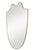 Century Furniture Tara Shaw for Century Furniture Rivoli Shield Mirror - Italian Brass For Sale - Image 4 of 4