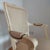 White Rococo Fabric Armchair, France For Sale - Image 8 of 12