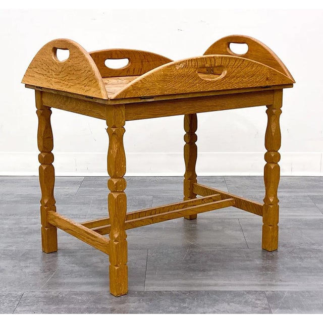 1960s Butlers Tray Table Traditional Sid Table For Sale - Image 4 of 13