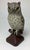 Amazing Hand Carved Hand Painted Folk Art Owl Sculpture. This hand-painted, carved wooden owl sculpture features distinct...