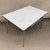 White-Grey Formica Dining Table, 1950s For Sale - Image 4 of 10