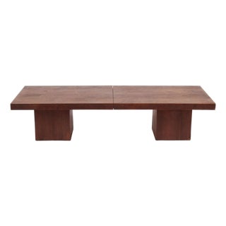 Mid 20th Century Attributed John Keal Expanding Coffee Table for Brown Saltman — Mid-Century Modern For Sale