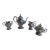 Early 20th Century Pairpoint Quadruple Plate Silver Service Set = 4 pcs For Sale