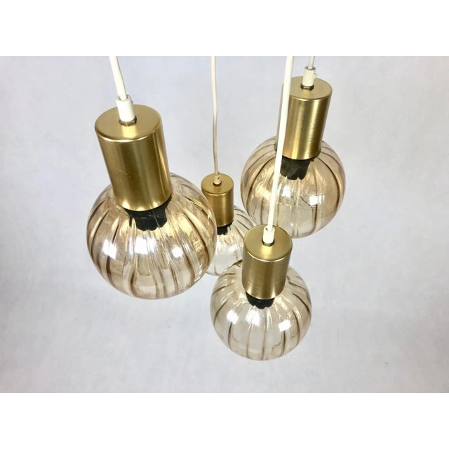 West German Cascade Chandelier, 1970s For Sale - Image 6 of 9