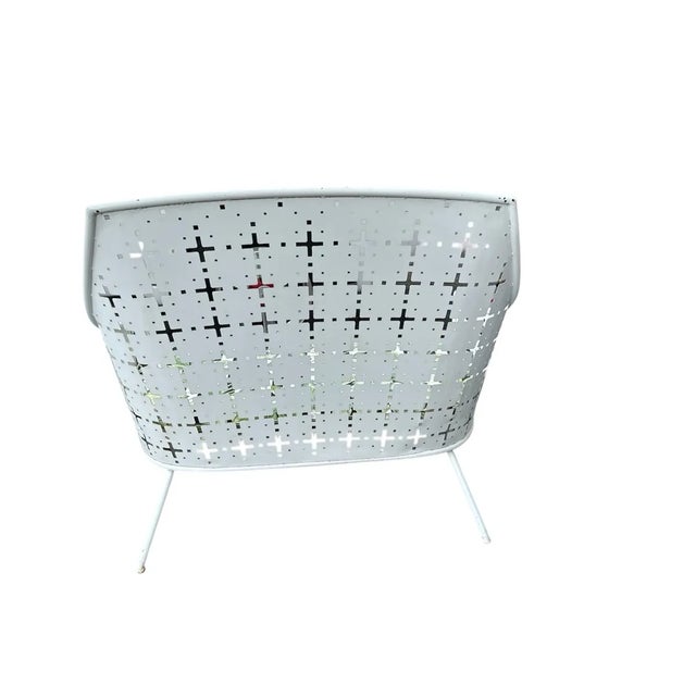1940s 1940s Metal Bench For Sale - Image 5 of 5