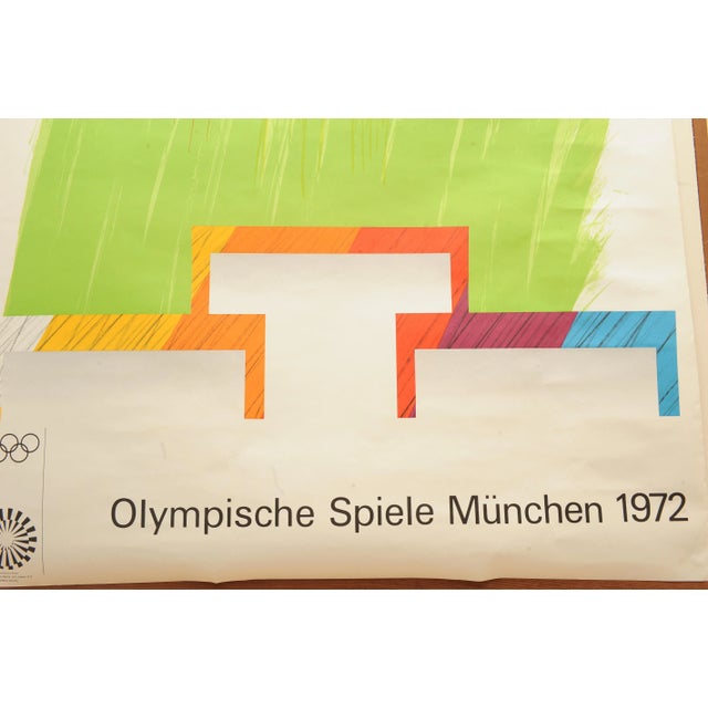 Richard Smith, Colors on Podium Munich Olympics, Lithograph, 1972 For Sale - Image 8 of 10