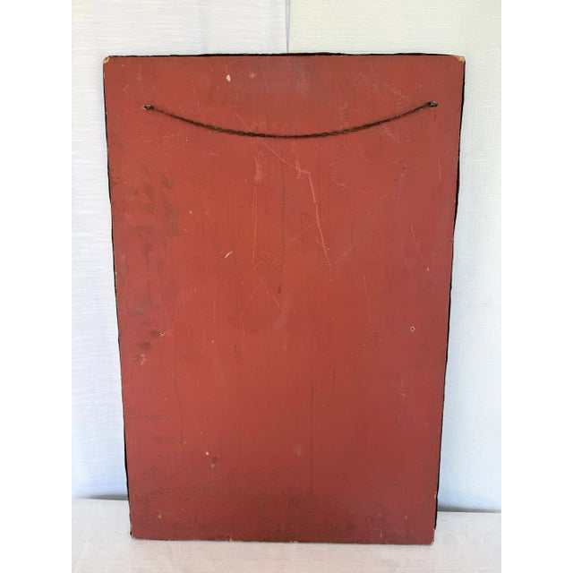 Vintage Mid Century Greek Copper Relief Decorative Panel Artwork by E. Philippakis – Embossed Panel on Wood With Birds and Plant Design For Sale - Image 11 of 11