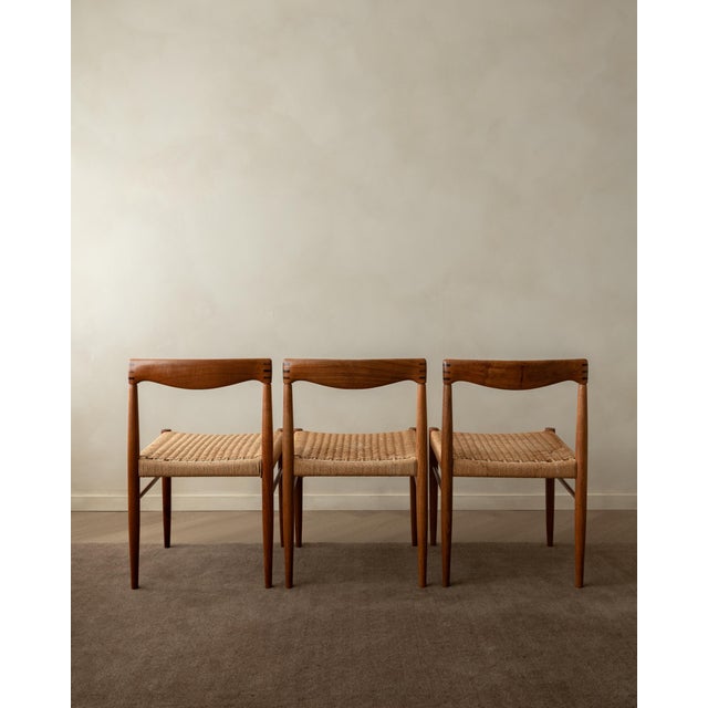 Wood Vintage Danish Teak Dining Chairs by Henry Walter Klein for Bramin Møbler, 1960s, Set of 3 For Sale - Image 7 of 17