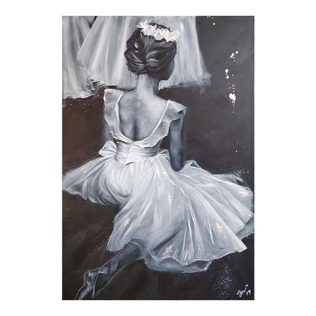 Sylvie Magnin, Étoile naissante, 2019, Oil on Canvas For Sale