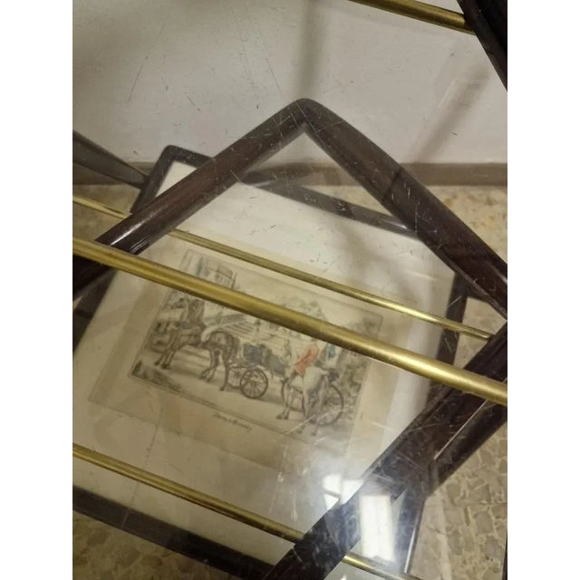 Wooden Trolley by Ico & Luisa Parisi, 1960s For Sale - Image 10 of 13