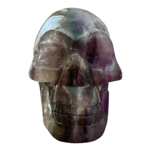 Late 20th Century Carved Amethyst Skull