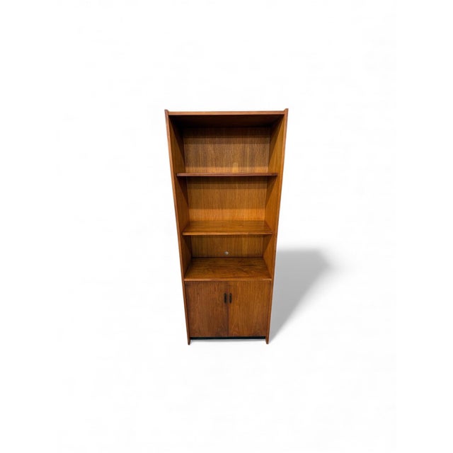 Wood Mid-Century Modern Walnut Storage Cabinets - Set of 2 For Sale - Image 7 of 9