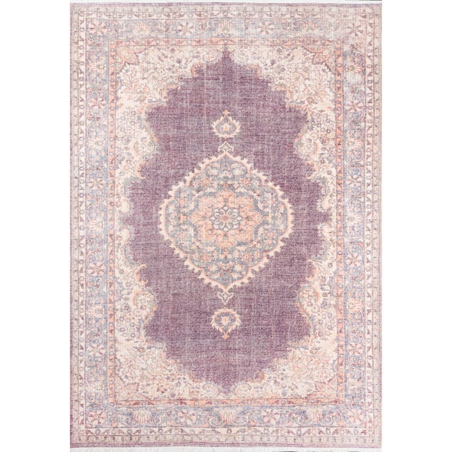 Momeni Helena Saloni Plum 8' X 10' Area Rug For Sale - Image 9 of 9