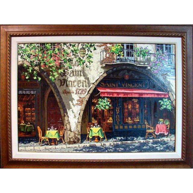 "Summer in Provence" by Viktor Shvaiko Original limited edition serigraph on canvas, hand embellished This piece is hand...