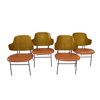 Larsen Penguin Chairs - Set of 4 Dining Chairs For Sale