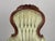Mid 20th Century His and Hers Victorian Carved Floral Parlor Chairs - Set of 2 For Sale - Image 11 of 14