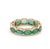 Natural 5.28 cts Zambian emerald band ring in 18k gold For Sale - Image 10 of 18