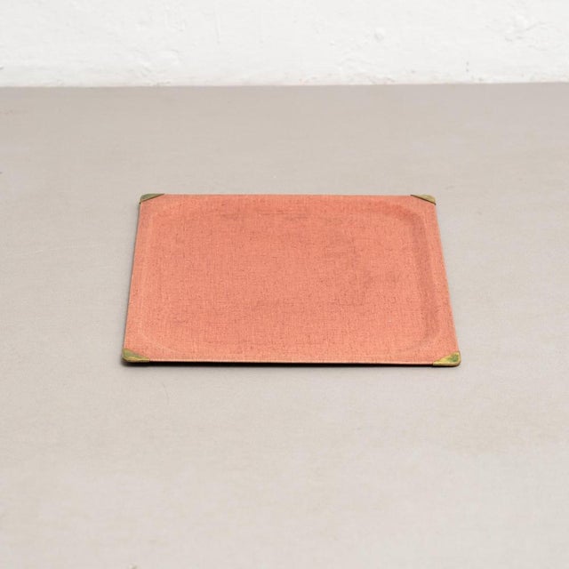 Red Tray attributed to Mathieu Matégot, 1950s For Sale - Image 9 of 10