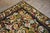 Textile 1890s Black Floral Antique European Needlepoint Rug 10'6" X 24'9" Handknotted Wool Carpet For Sale - Image 7 of 11