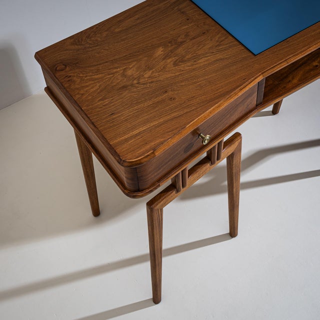1950s Mid-20th Century Desk, Attributed to Silvio Cavatorta, Italy For Sale - Image 5 of 12