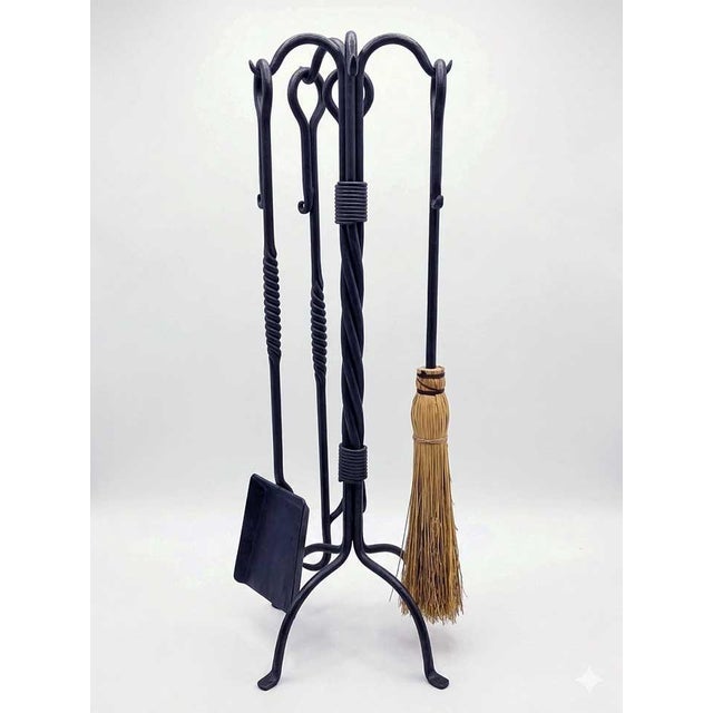 A premium, high-quality 5-piece fireplace tool set by renowned hearth manufacturer Pilgrim Home & Hearth. Masterfully...