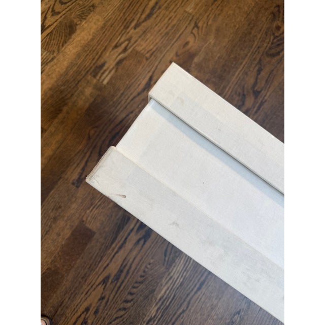 White Rare Authentic Chanel Couture Fabric Wrapped Vip Box Lagerfeld Closet Display Big For Sale - Image 8 of 9